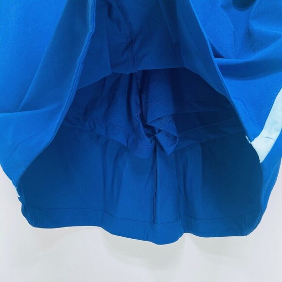 Under Armour Links Woven Skort Size 12 Womens Lightweight Stretch Blue Golf New - Picture 8 of 13
